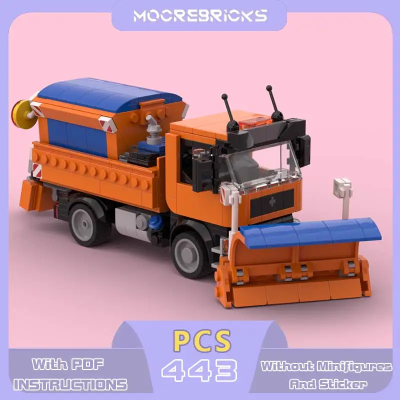 

Classis MOC-224938 Снежный плуг Грузовик Инженерная серия автомобилей Модель автомобиля MOC Строительные блоки DIY Технология Кирпичи Игрушки Рождественский подарок