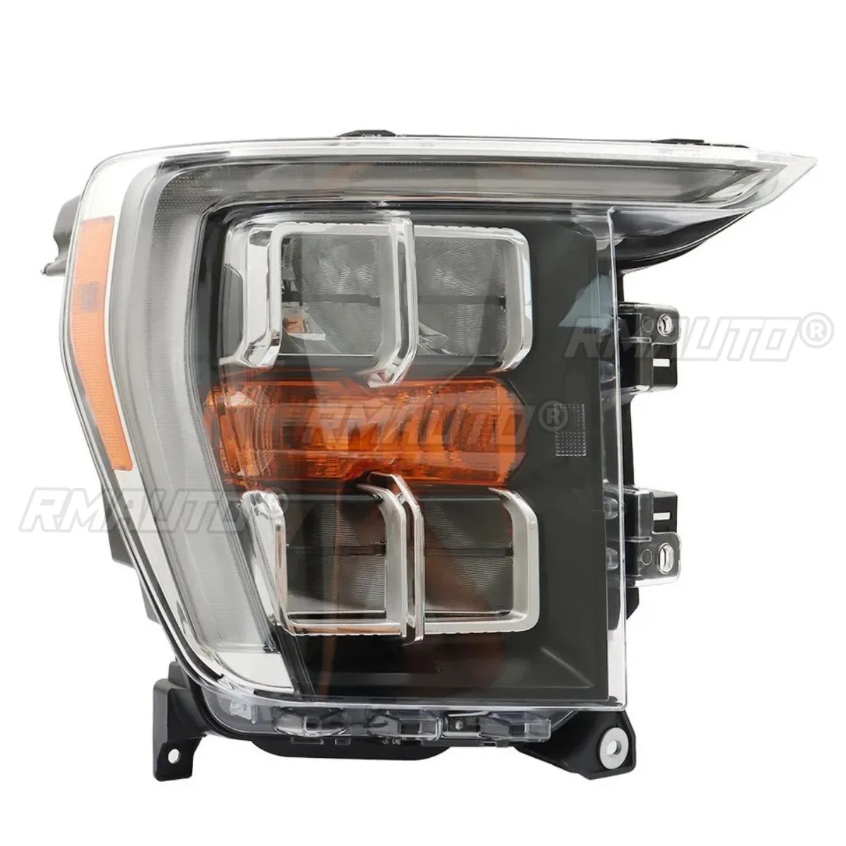 Esquerda direita lâmpada de nevoeiro led luz diurna frente led conjunto farol ampla luz lâmpada de canto para ford f150 2021-2023 ml3z13008f