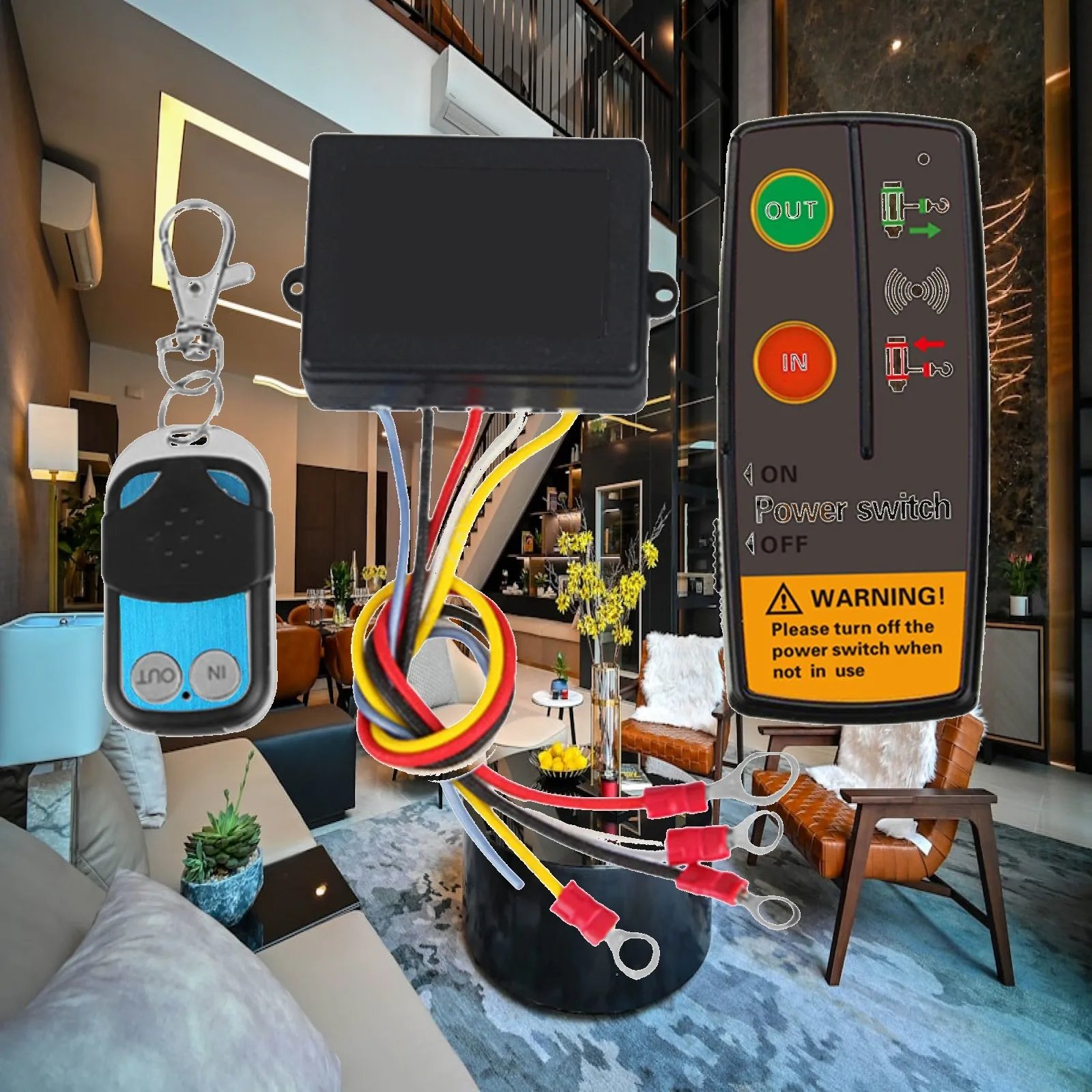 Wireless Winch Remote Control Kit Automatic Winch Control Accessories Winch