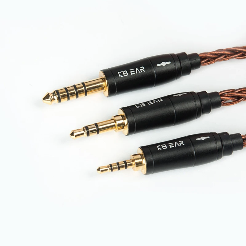 KBEAR 8 Core Oxygen-Free Balanced Cable 2.5/3.5/4.4MM with MMCX/2PIN/QDC/TFZ for BLON BL-05 BL05 ZSX ZS10PRO ZSNPRO BA5 V90