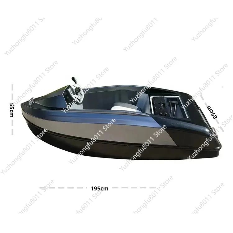 Mini Jet Electric Boat 15KW Jet Powered Rowing Boat Water-powered Surfing Boat