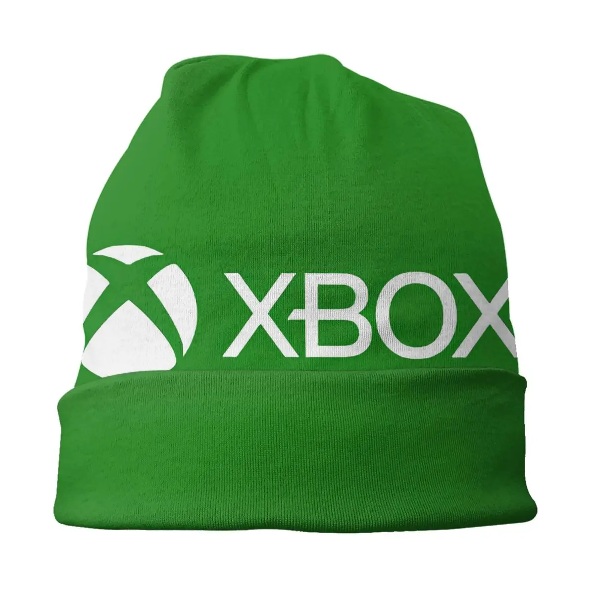 Green Xbox Logo Bonnet Hats Street Knitted Hat For Men Women Autumn Winter Warm Video Game Gamer Skullies Beanies Caps