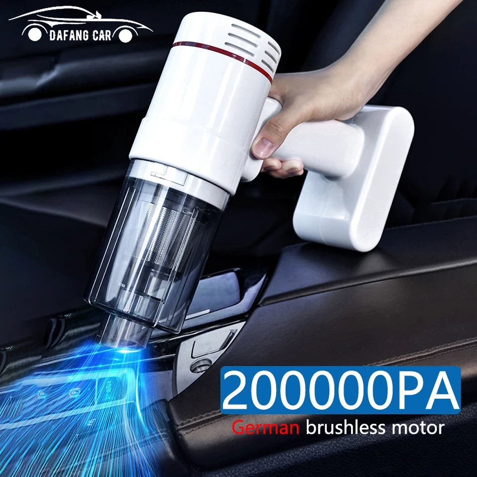 

200000Pa Wireless Car Vacuum Cleaner Cordless Handheld Vacuum robot Vacuum Home & Car Dual Use Large Suction Vacuum Cleaner