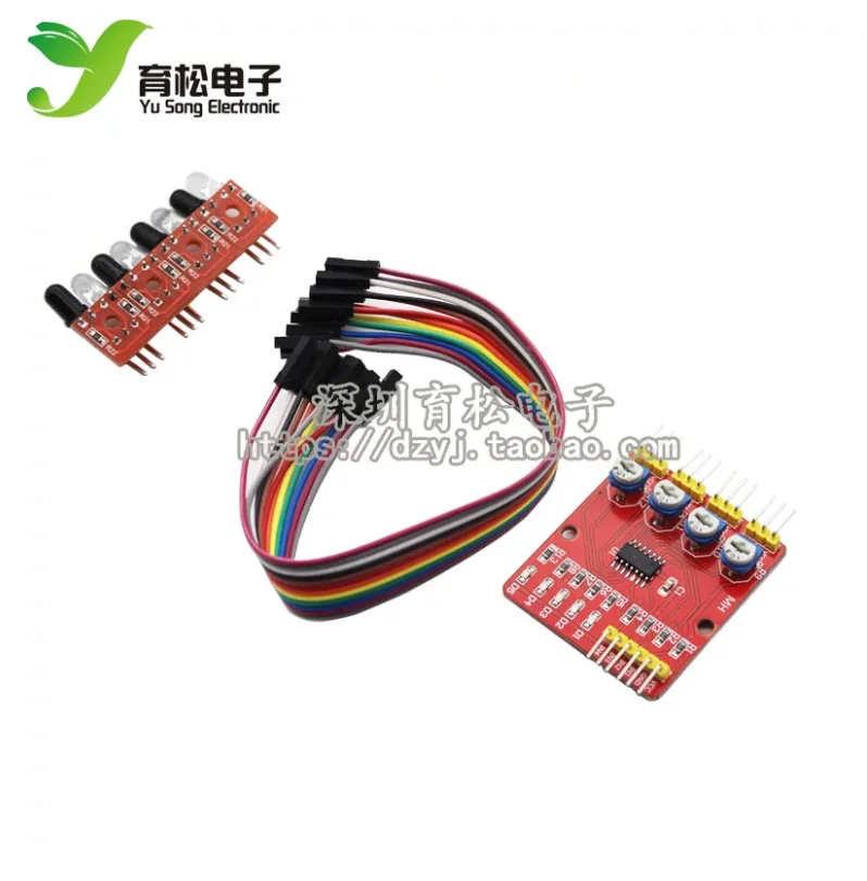 Barrier Module Patrol Track Module Intelligent Car / Robot Board 4-way/channel Infrared Trace Obstacle Avoidance