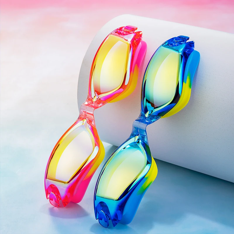 JSJM Professionelle Kinder-Schwimmbrille, beschlagfrei, UV-Schutz, wasserdichte Silikon-Schwimmbrille für Jungen und Mädchen, Schwimmbrille, Geschenk – Detail 18