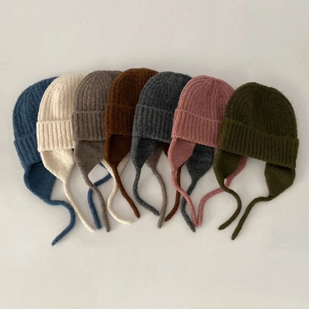 

Стильная эластичная детская шапка-бини, мягкая уютная детская шерстяная шапка, дышащая вязаная шапка для мальчиков и девочек