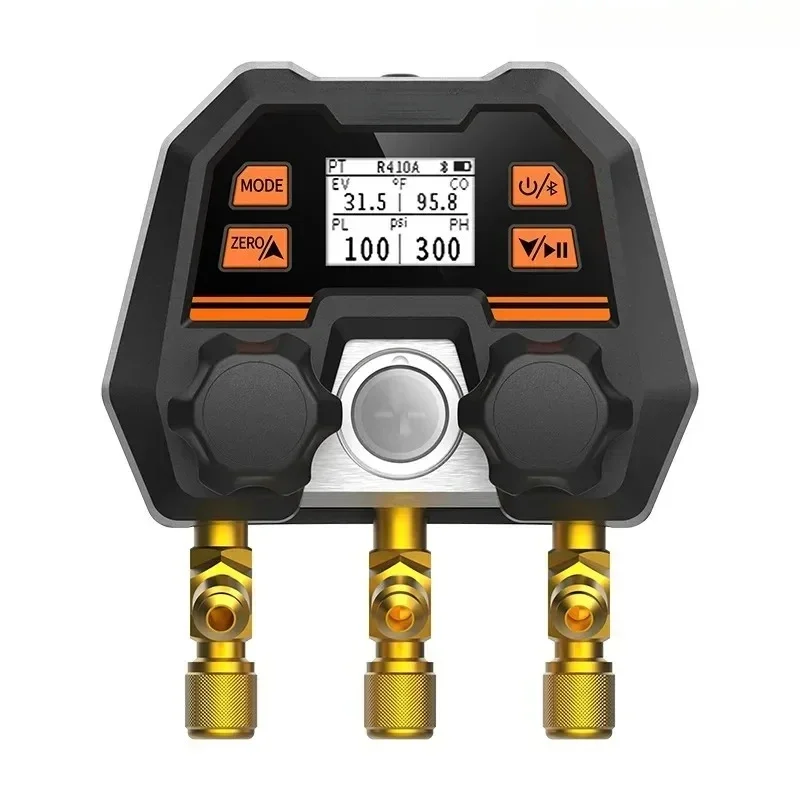 Snow Refrigerant Digital Fluorine Adding DMG-4B Electronic Pressure Gauge