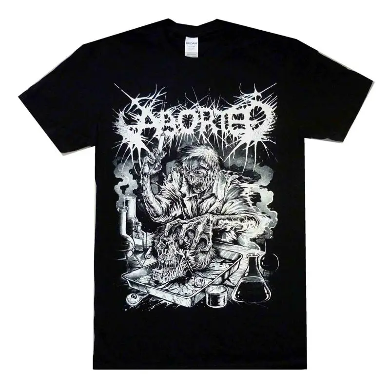 

Aborted Mad Scientist Aust Tour Shirt S-XXL Official Tshirt Death Metal T-Shirt