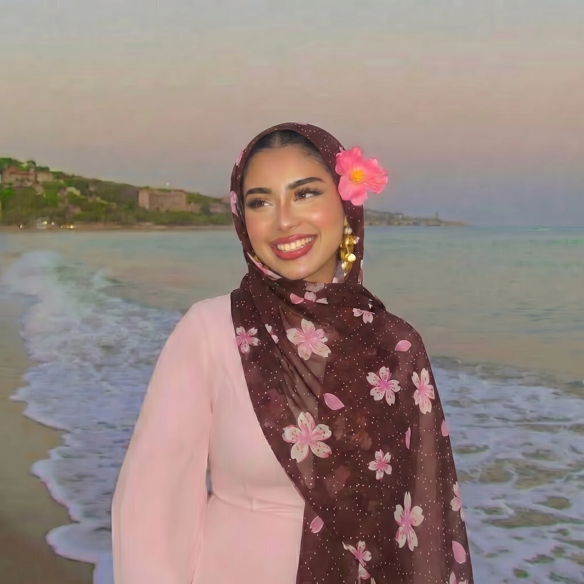2026 Muslimischer Jersey-Hijab-Schal mit Druck, Schals, Kopftuch, Foulard Femme Musulman, Islamisch-Arabischer Wickel-Kopfturban für Damen, Schals – Detail 5