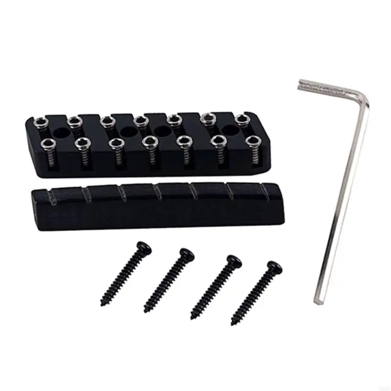 92ME 6/7/8 String Tremolo Lock System Locking Nut Accessories Lightweight Headless Guitar Bridge Portable Music