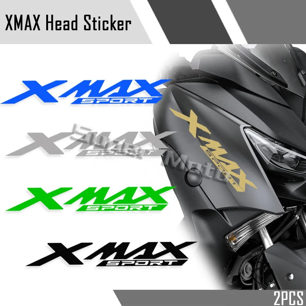 For Xmax 125 150 250 300 400 XMAX 400 xmax Motorcycle Accessories Scooter Front Side Strip fairing Stickers Waterproof Decals