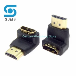 HDMI Compatible 90 Degree Right Angle Adapter HDMI Male and Female HDMI Elbow Connector Male To Female