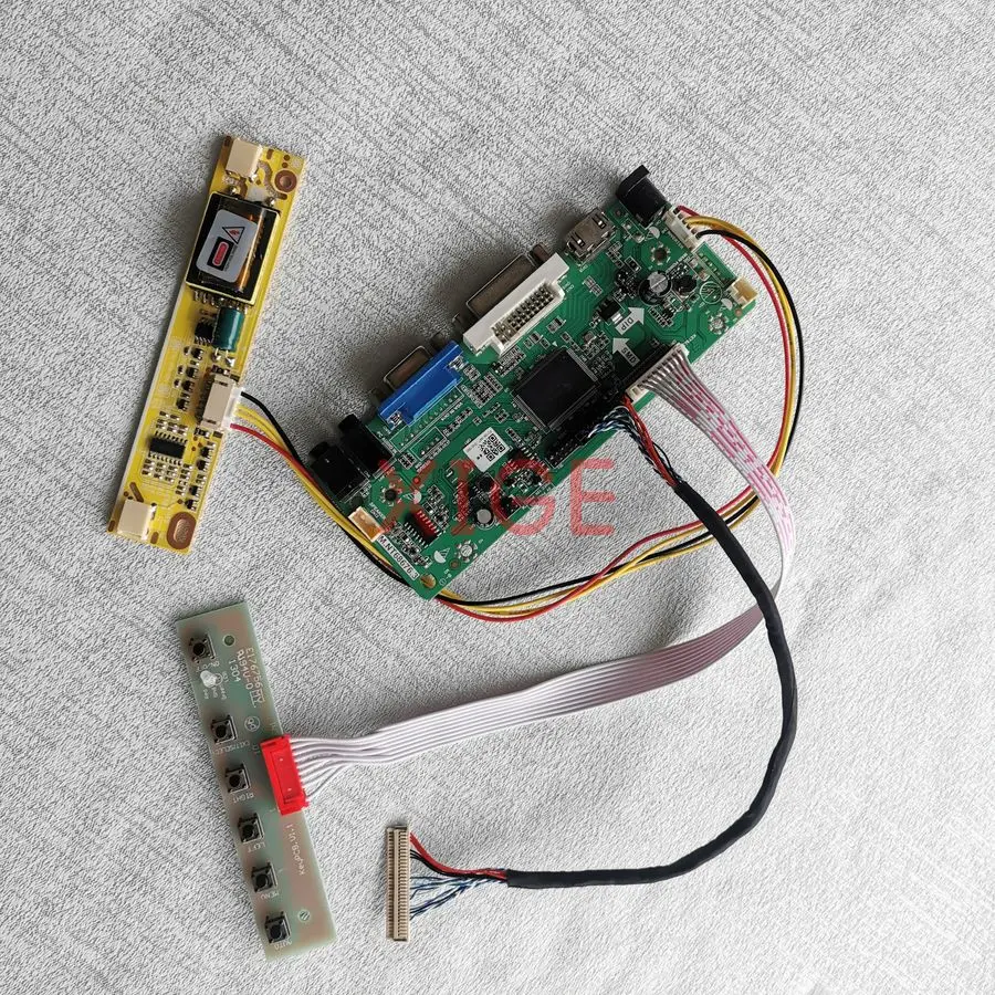 

Плата контроллера привода экрана подходит для LP171WP7 LP171WP5 LP171WP3 LP171WP6 VGA DVI HDMI 30 контактов LVDS 2-CCFL 1440*900 1440x900 Kit DIY