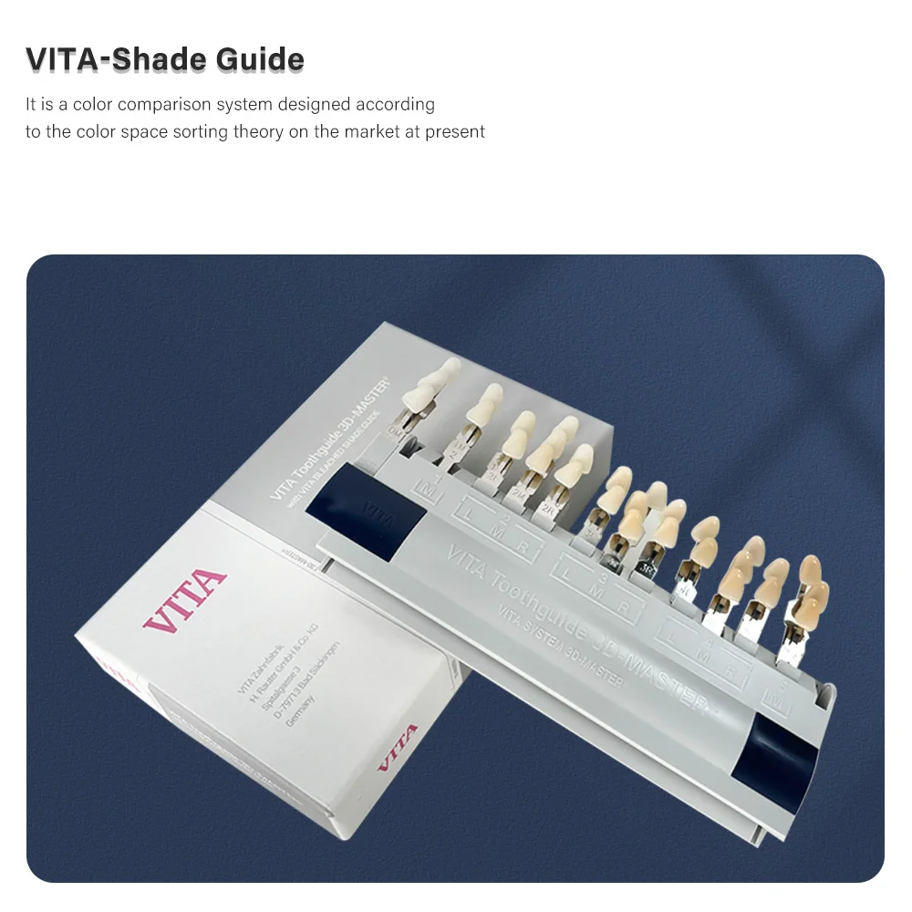 29 Colors VITA Toothguide 3D Master Dental Bleach Shade Guide Teeth Whitening Comparing Dentistry Clinic Colorimetric Plate