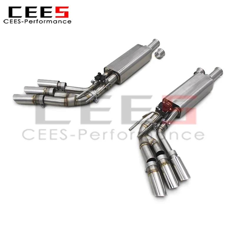 CEES Catback Exhaust System Stainless Steel Valvetronic Exhaust Pipe Muffler for Mercedes-Benz G63 W464 4.0T 2019-2023