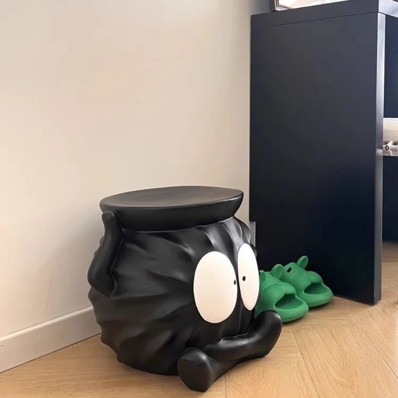 

Small coal ball, shoe change stool, entrance to the door, entrance to the door for home use, cute cartoon living room