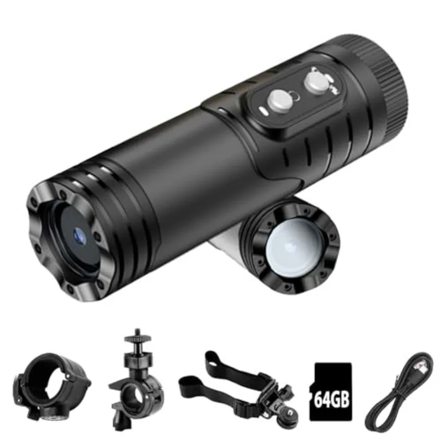 WiFi Helmet Camera HD 1080P Bike Motorcycle Helmet Camera IP66 Waterproof Action Camera for Cars Bicycle Motorbike and Sports H