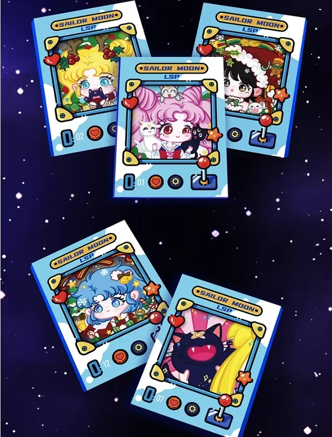 MOONCARD VOL.2 Sailor Moon Cards Anime Collection Cards Mistery Box Gry planszowe Halloween Zabawki Prezenty urodzinowe dla chłopców i dziewczynek