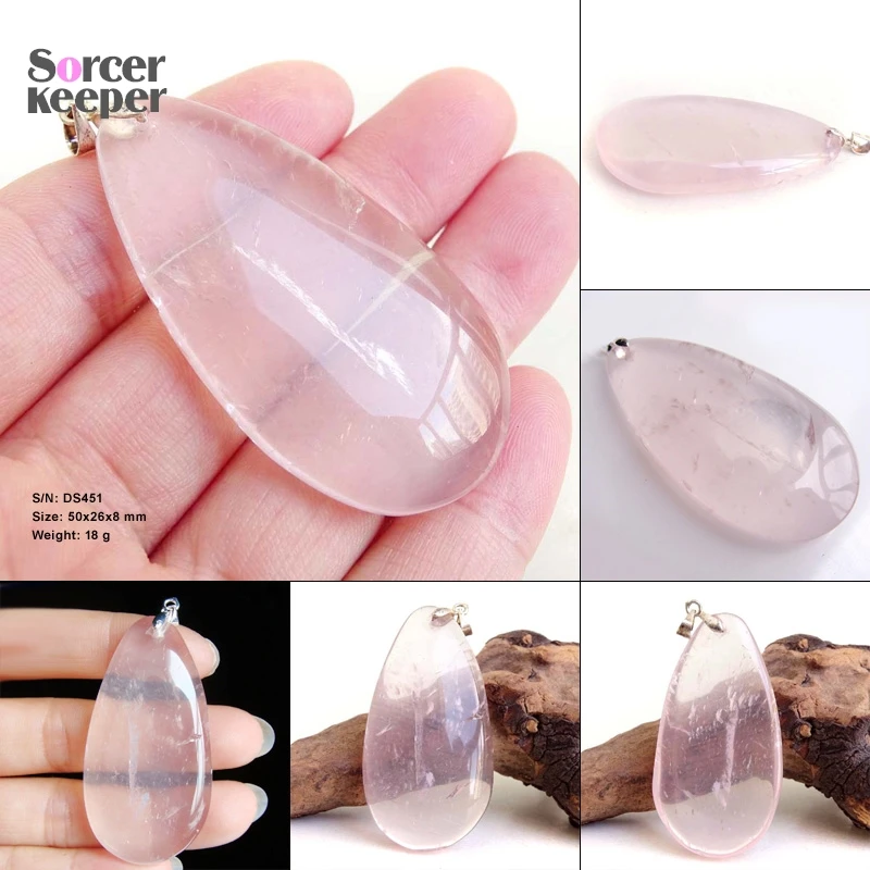 

Женское и мужское ювелирное изделие, новое ожерелье с кулоном из кристаллов, натуральный драгоценный камень, бусины из розового кварца, восстанавливающие форму, бижутерия для женщин C02