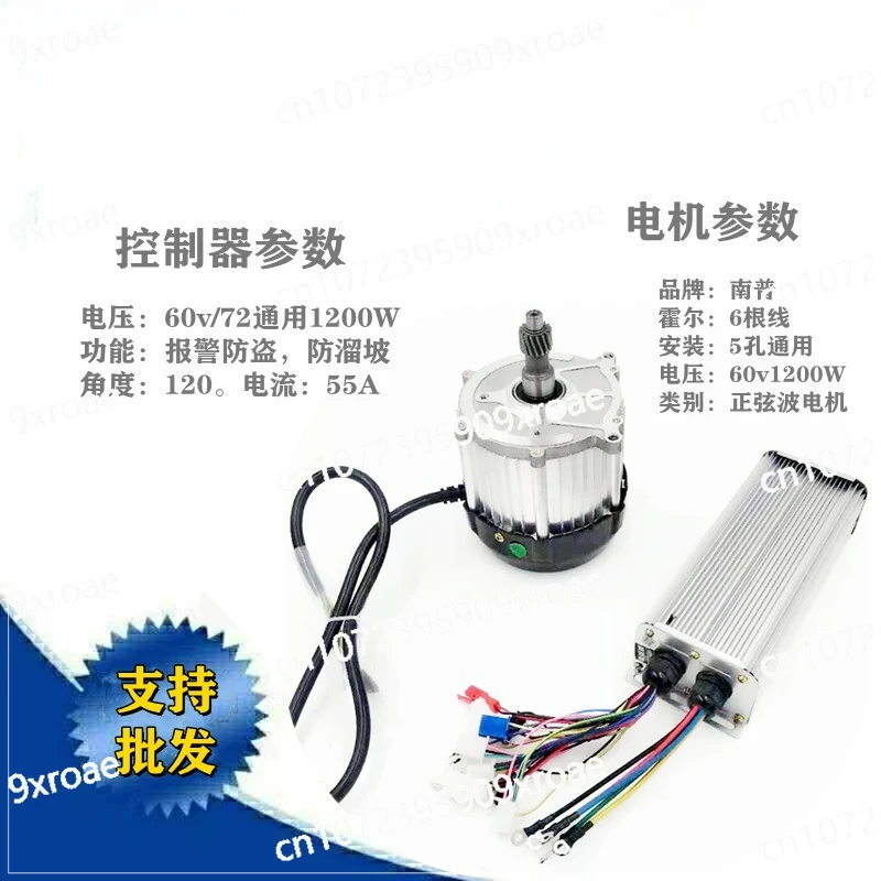 Vector elétrico do motor da onda senoidal do veículo de três ou quatro rodas