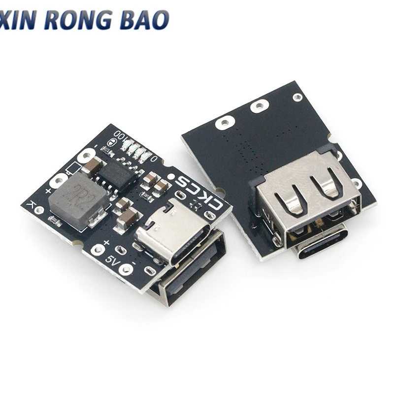 1pcs High-precision 5V2A charge-discharge integrated module Type-C input compatible with 4.2V lithium battery