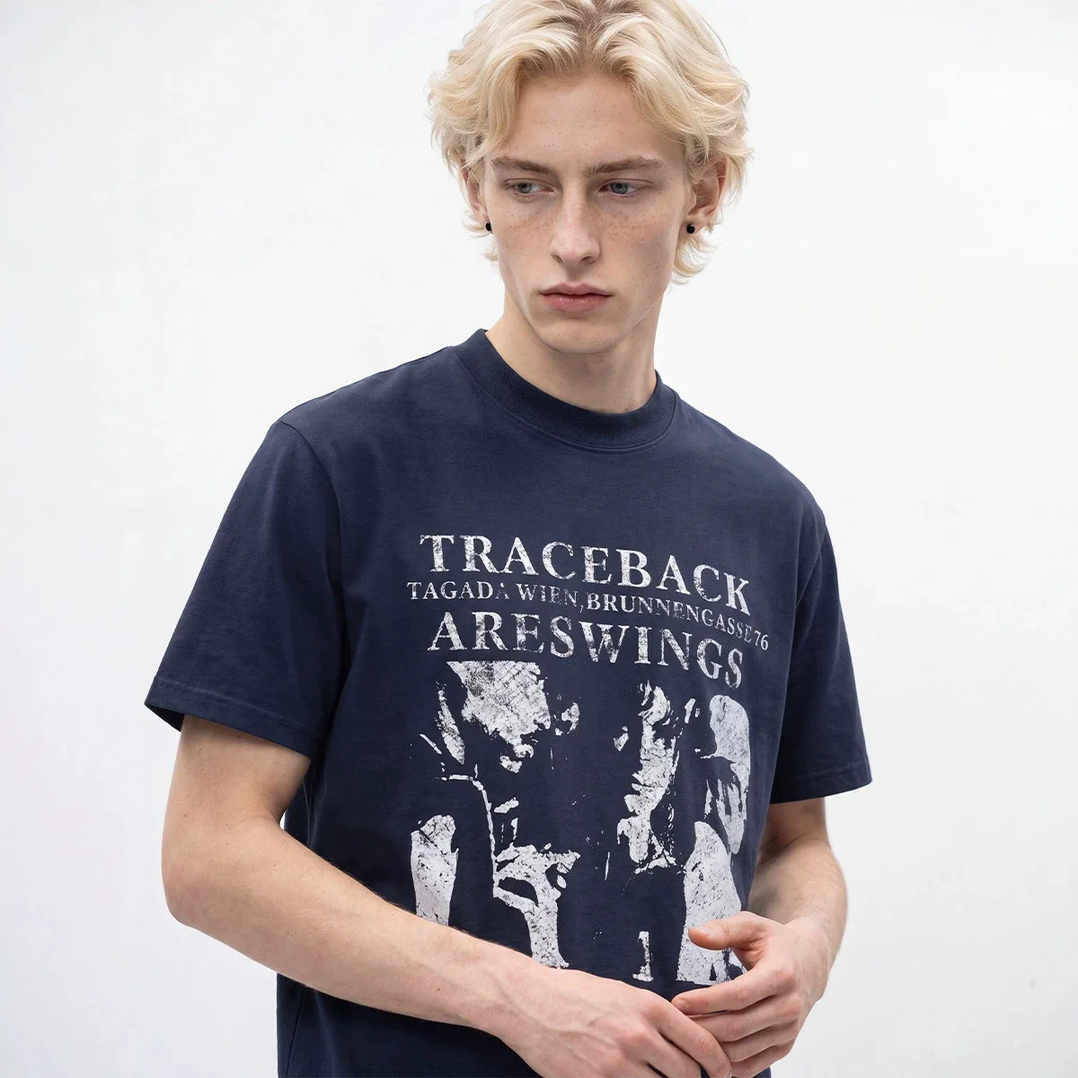 American Style Short-Sleeve T-Shirt Men 3D Digital Print Casual Rock Band Pattern Summer O-Neck Tee Streetwear Loose Man Tops