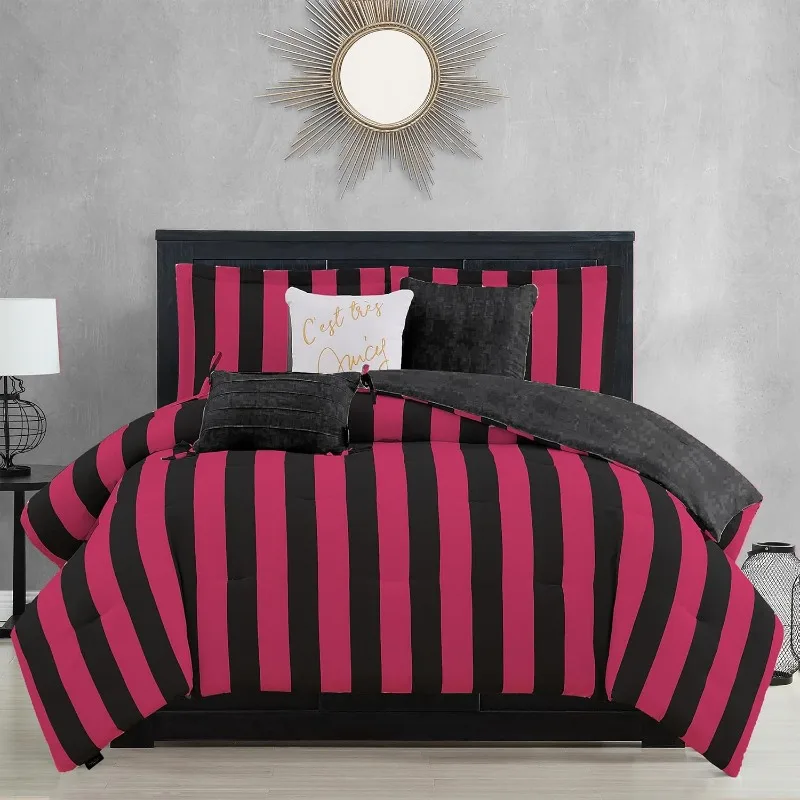 

Juicy Couture Cabana Stripe Reversible Bedding Se