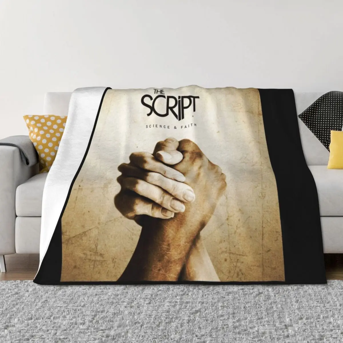 The Script science faith 1 Throw Blanket Soft Large Soft Big Beautifuls Blankets