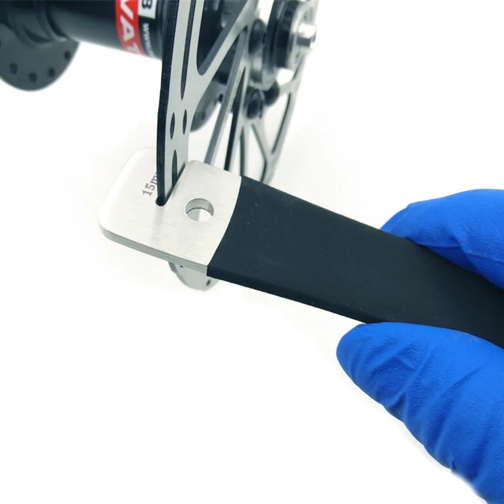 

Полезный гаечный ключ для велосипеда из нержавеющей стали/пластика 17 см х 2,1 см х 0,5 см/6,69 дюйма х 0,83 дюйма х 0,2 дюйма Велосипедный инструмент/простые в использовании тормозные диски