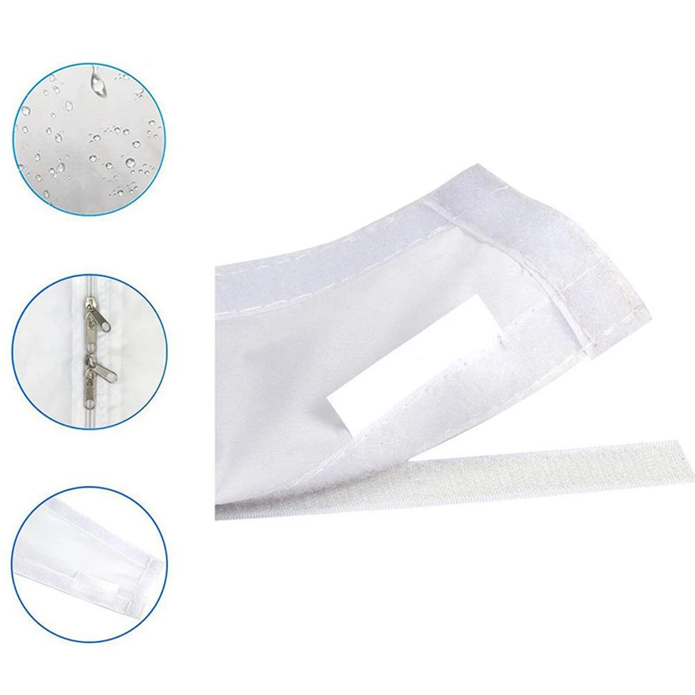 Air Conditioner Window Seal Kit For Single And Dual Hose Portable AC Units With Extra Strong Closure And Reusable Cable Ties