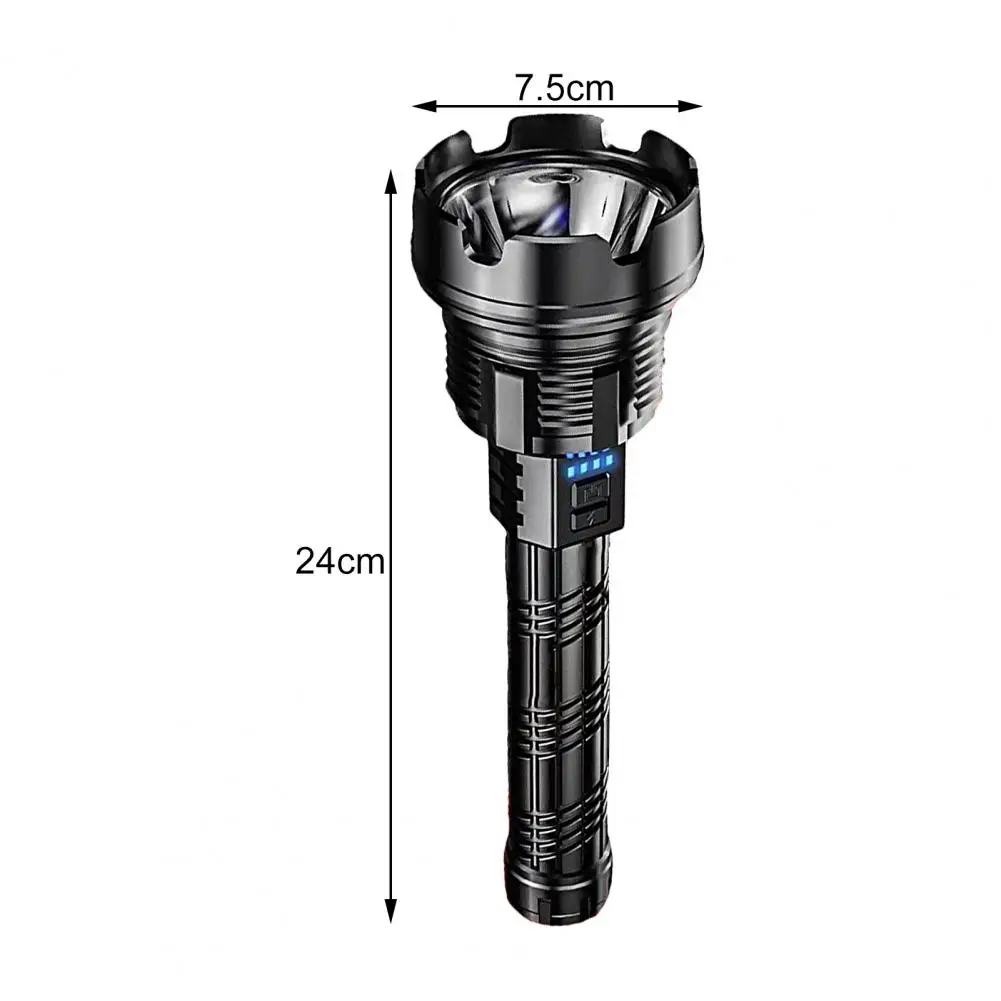 LED Flashlight Useful High Brightness Efficient Heat Dissipation Mini LED Strong USB Flashlight for Cycling