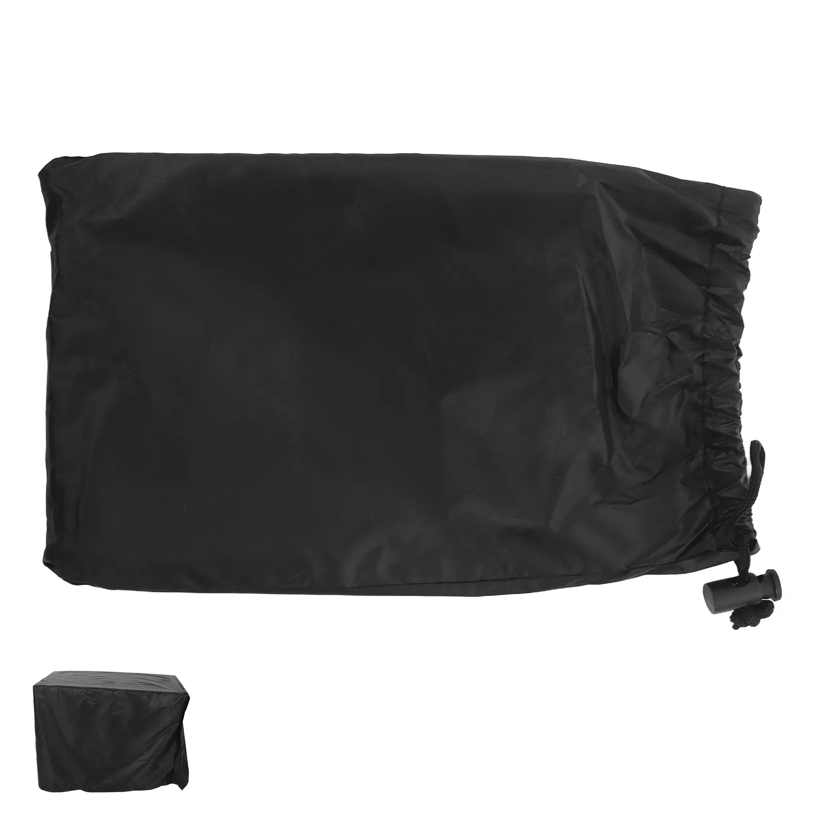 Generator Cover Waterproof Sun Resistant Weatherproof Outdoor Power Equipment Storage Protector Black