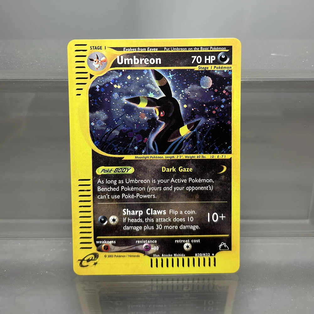 PKM Holografische einzelne Proxy-Karten Lugia Charizard Venusaur Folie Spielesammlungskarten PTCG Kinderspielzeug