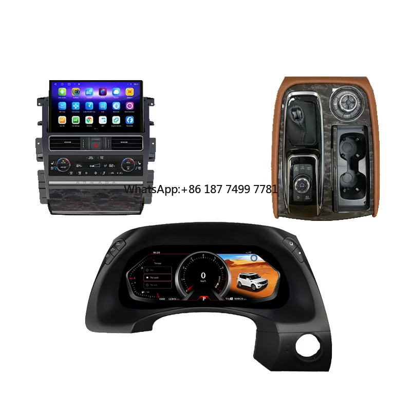 

Upgrade Digital Cluster for. Patrol Y62 Armada 2009-2017 Android 13 Car Multimedia Knob Central Control Interior Dashboard