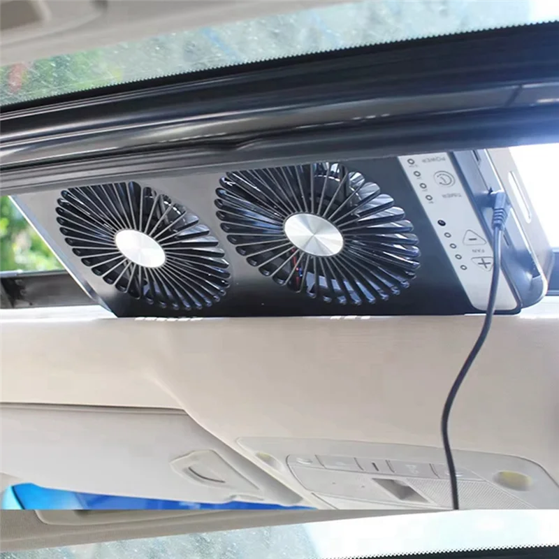 

12V Waterproof Ventilation Cooling Fan Car Exhaust Fan Sunroof Exhaust Radiator RV Campers Accessories