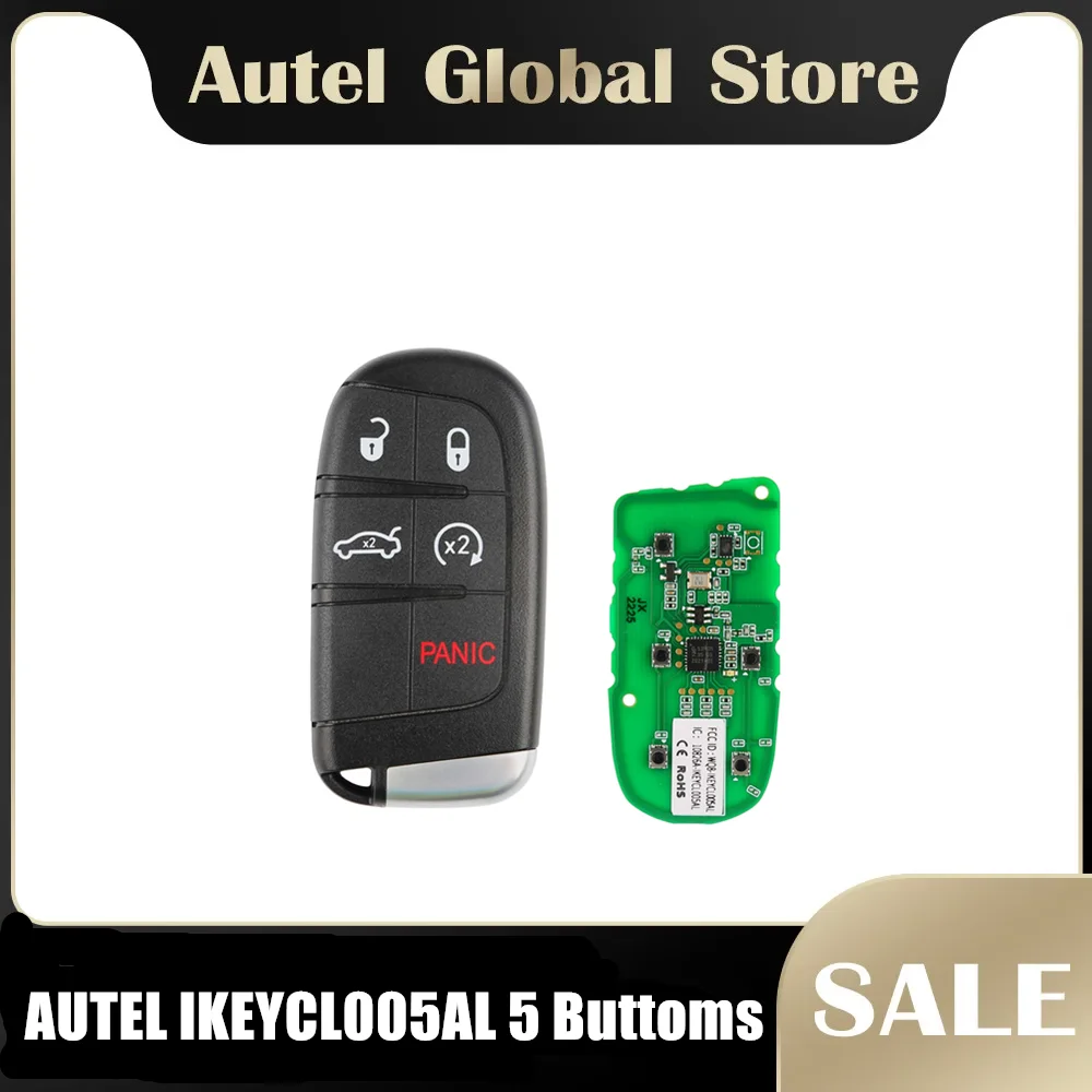 AUTEL IKEYCL005AL for Chrysler 5 Buttons Smart Universal Key for KM100 IM508 IM608 PRO