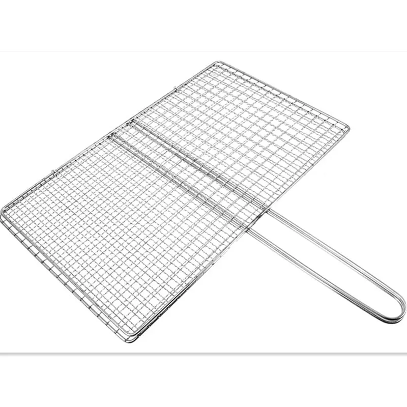 

304 Stainless Steel BBQ Grill Grates Outdoor Restaurant Mesh Charcoal Cooking Baking XL Square Shape Box Package Rotisserie