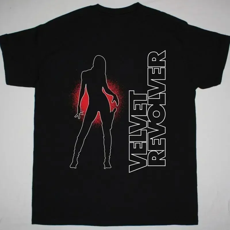 Vtg Velvet Revolver Band Heavy Cotton Black T Shirt For Men S 5XL BL232