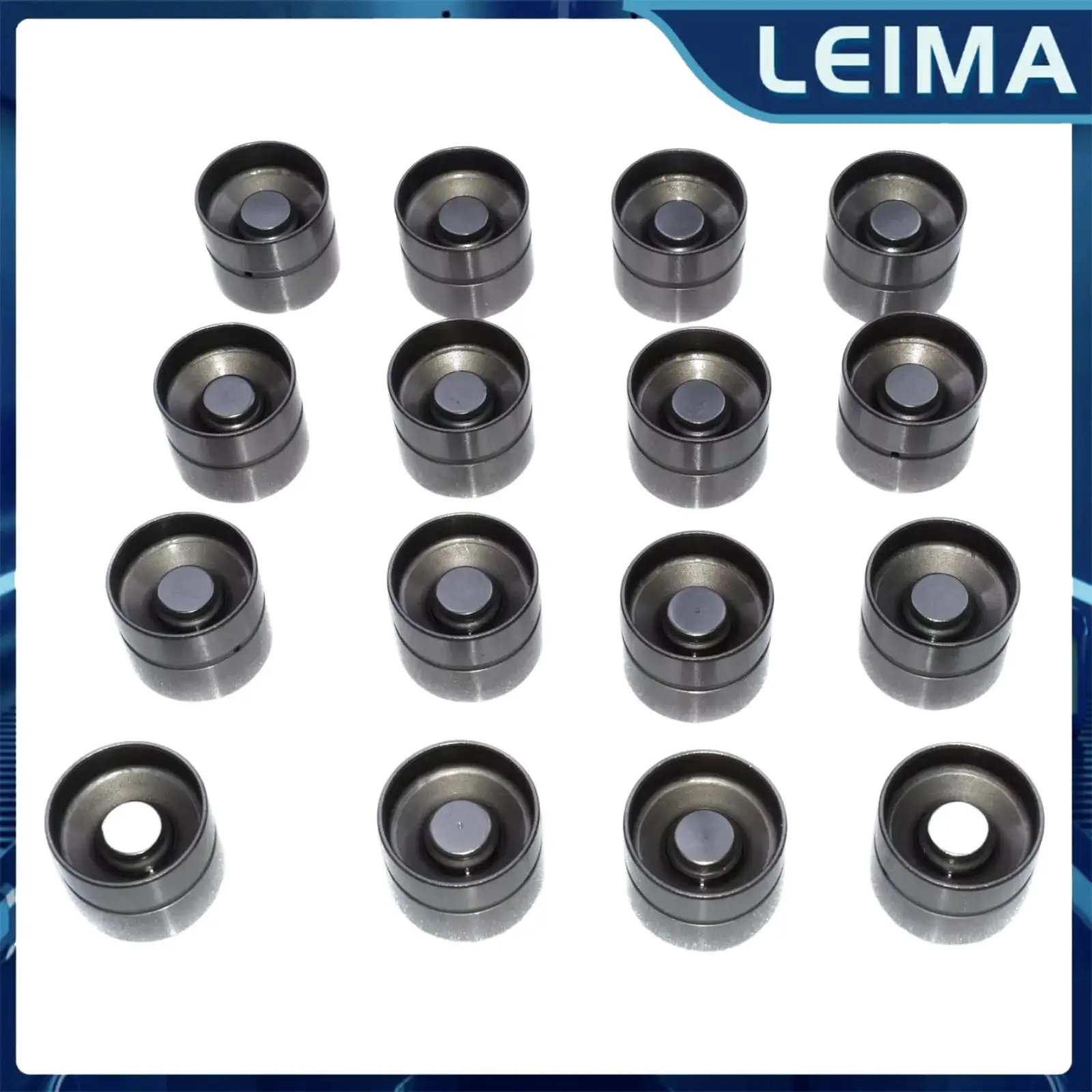 16pcs Valves Hydraulic Lifters 22231-37100 2223137100 For Hyundai Accent Kia Rio 1.5L 1.6L G4ED Engine Parts Auto Accessories