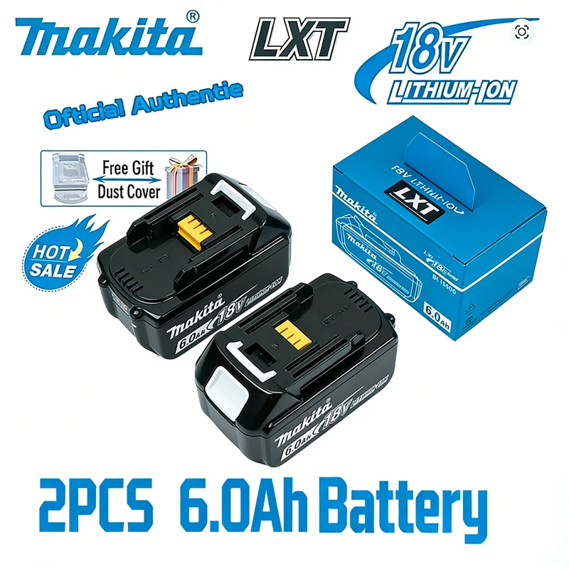 

Original Makita BL1860 18V 6AH Battery Power Tool Lithium ionMakita BL1840 BL1850B BL1860B electric tool battery, 18V charger