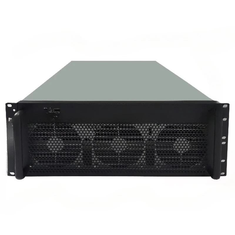 4U Multi-Graphics Card Chassis 6/8 Graphics Card IDC Room Rack Server GPU Industrial Control Computer Violent Fan