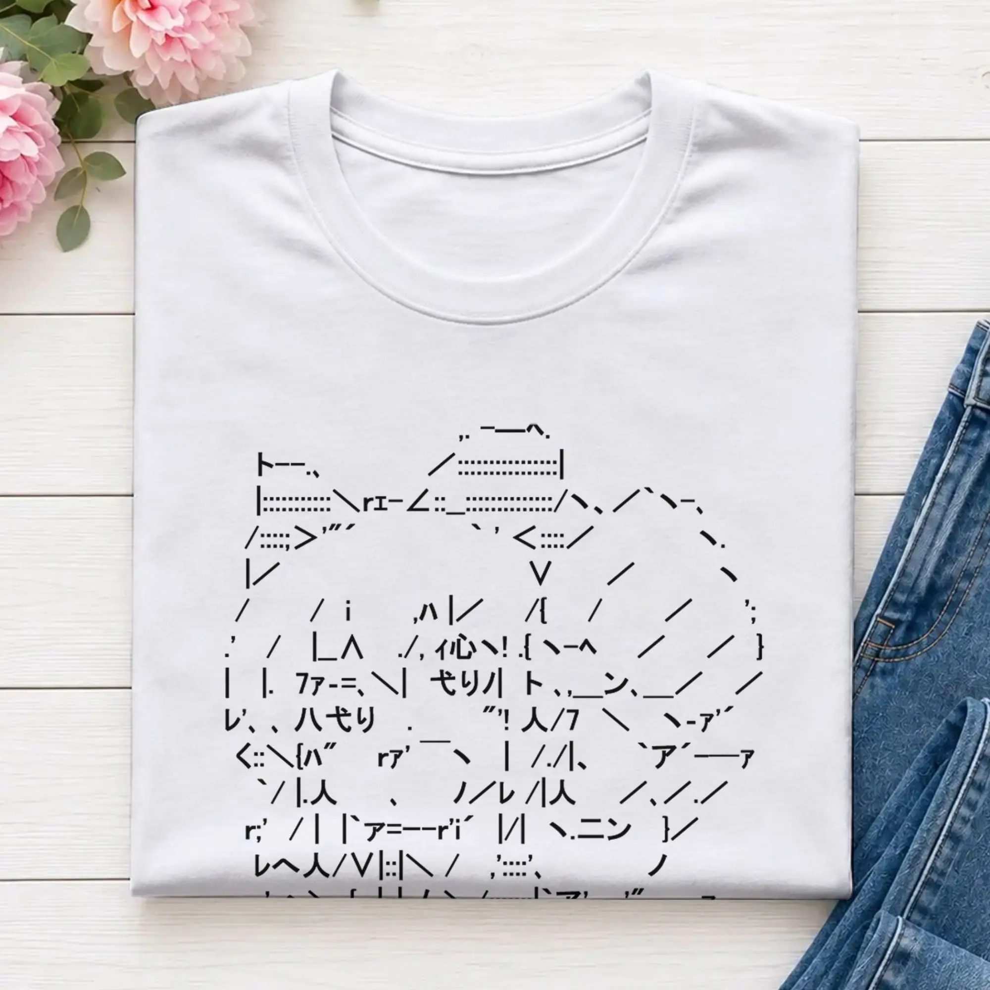 Cirno  Cotton T-Shirt For Men Beach Touhou Project Aesthetic T Shirts O-Neck Popular Tee Shirt Plus Size Casual Tops
