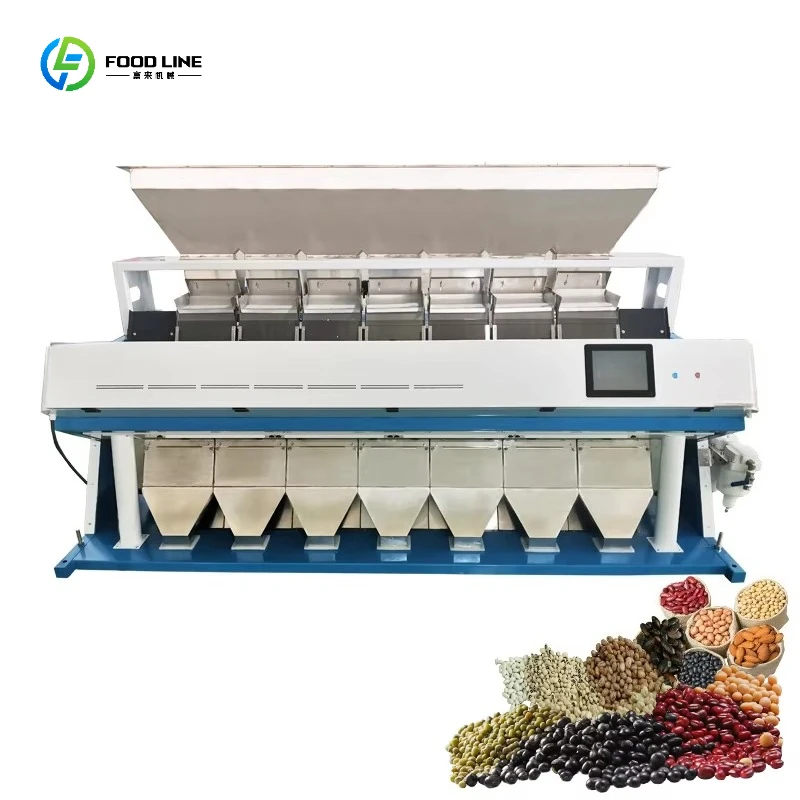 Product Processing Machinery Grain Soya Coffee Beans Millet Rice Color Sorter Multi-function AI Grain Color Sorting Customized