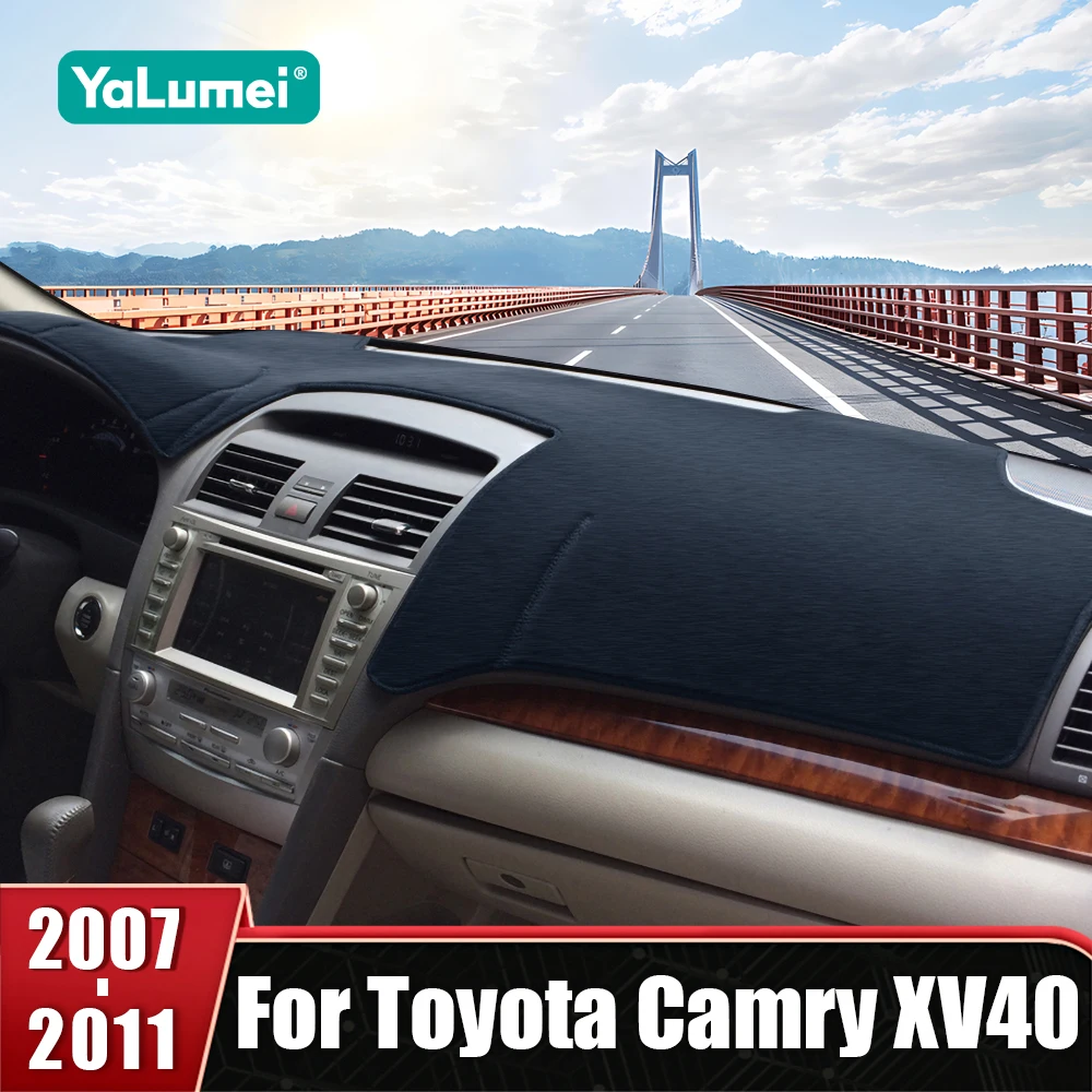 

For Toyota Camry 40 XV40 2007 2008 2009 2010 2011 Car Dashboard Avoid Light Cover Anti-UV Non-Slip Mat Instrument Carpets Case