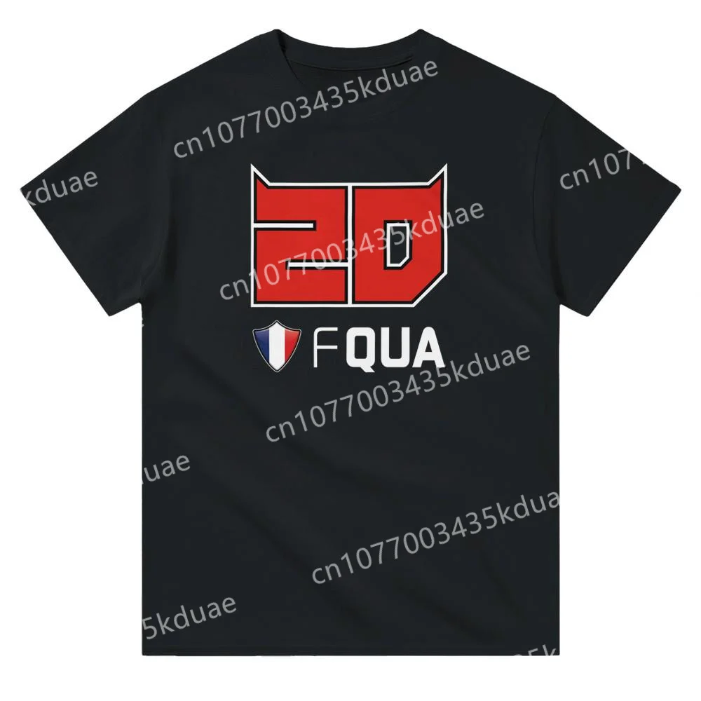 Fabio Quartararo 2025 MotoGP Race 20 Calendar T-Shirt for Men Short Sleeve Tees Sports Men's T-Shirts Casual Loose Tops Clothing