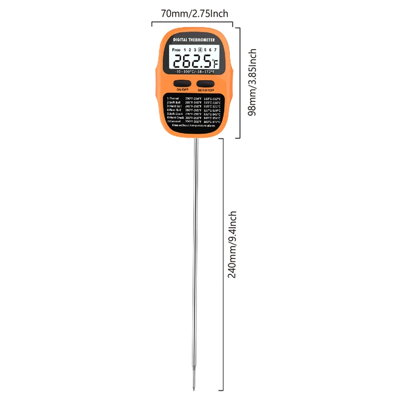 Kitchen Gift Kitchen Baked Food Candy Electronic Thermometer Water Thermometer Oil Thermometer Home Large Screen