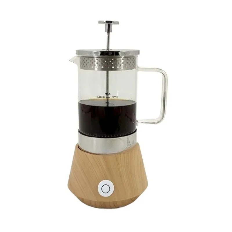 

Electric Portable Cold Brew Coffee Maker - Home And Office Use Stainless Steel Durable Drip-Free Pour over Coffee Brewing Device