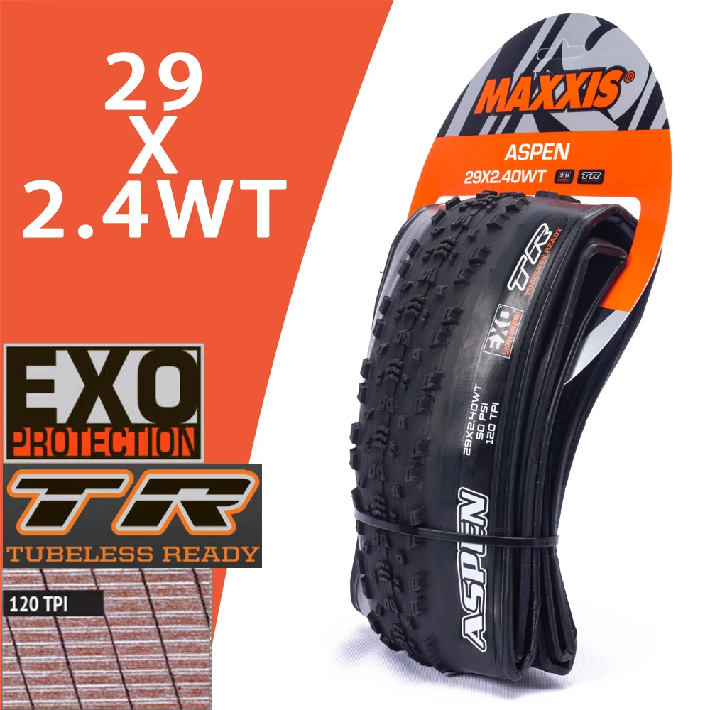 MAXXIS ASPEN 29x2.40 キセルレス内君 タイヤ マキシス シビア 2 29
