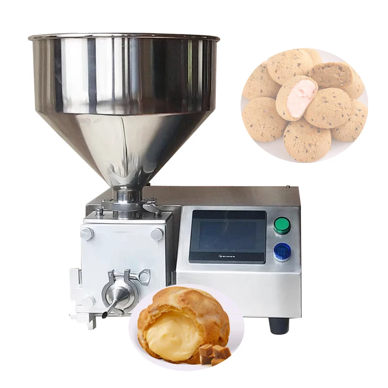 Electric Filling Machine For Cream Jam Chocolate Salad Puff Bread Injector Machine Churro Grouting Machine