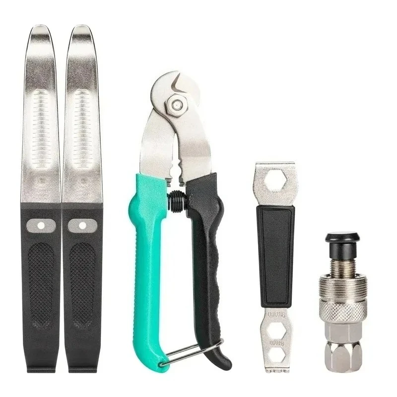 CYCLISTS Strumenti di riparazione biciclette 27 in 1 Ciclismo Multiutensile Pedale a catena Chiave BB Chiave esagonale Kit di riparazione bici CT-K02